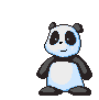 panda heart